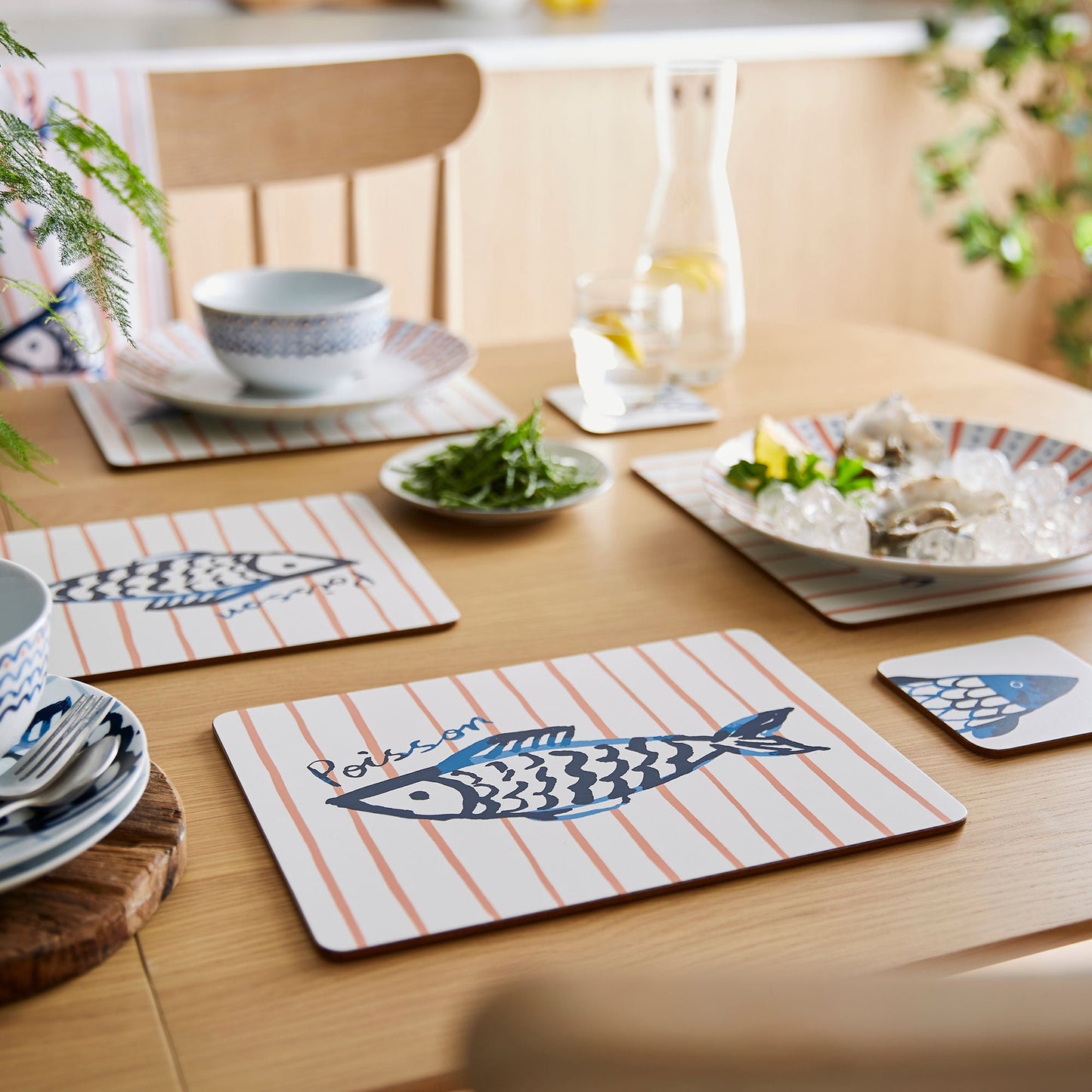 Ulster Weavers Catch of the Day Placemat - 4 Pack One Size in Multi - Placemat - Ulster Weavers