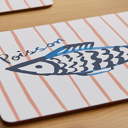 Ulster Weavers Catch of the Day Placemat - 4 Pack One Size in Multi - Placemat - Ulster Weavers
