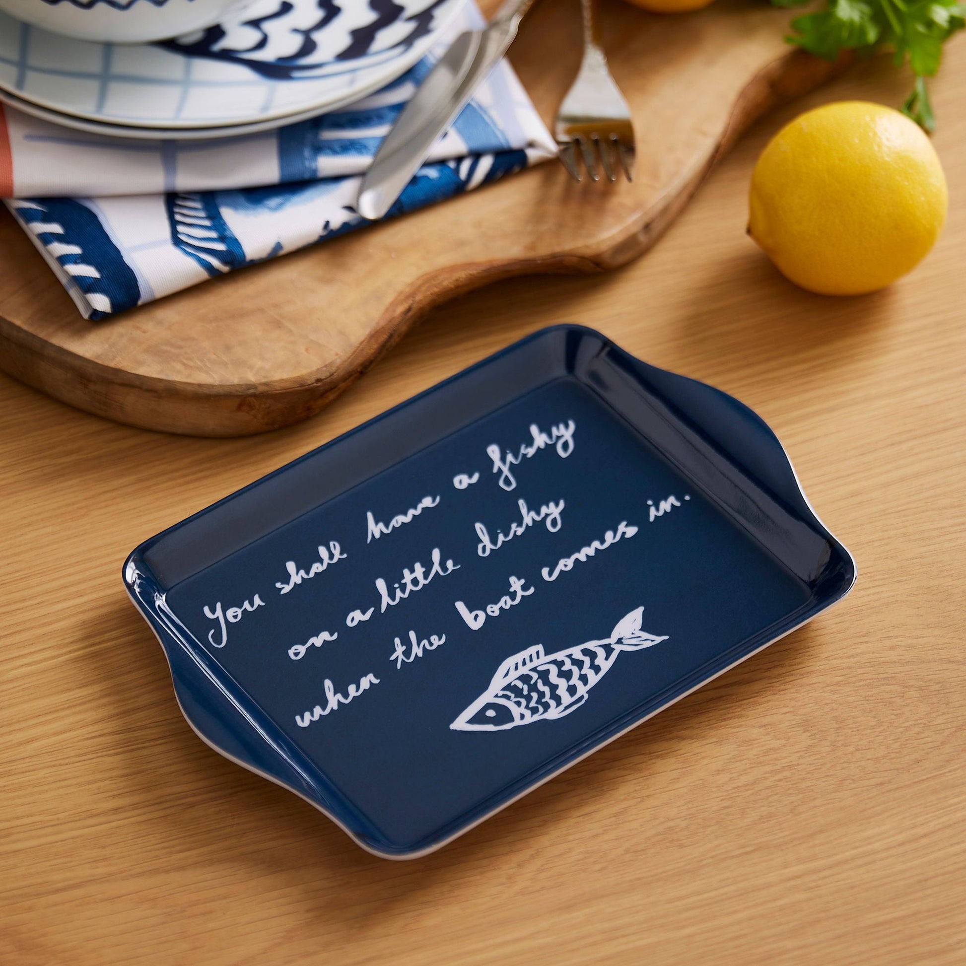 Ulster Weavers Catch of the Day Tray - Scatter One Size in Multi - Tray - Ulster Weavers