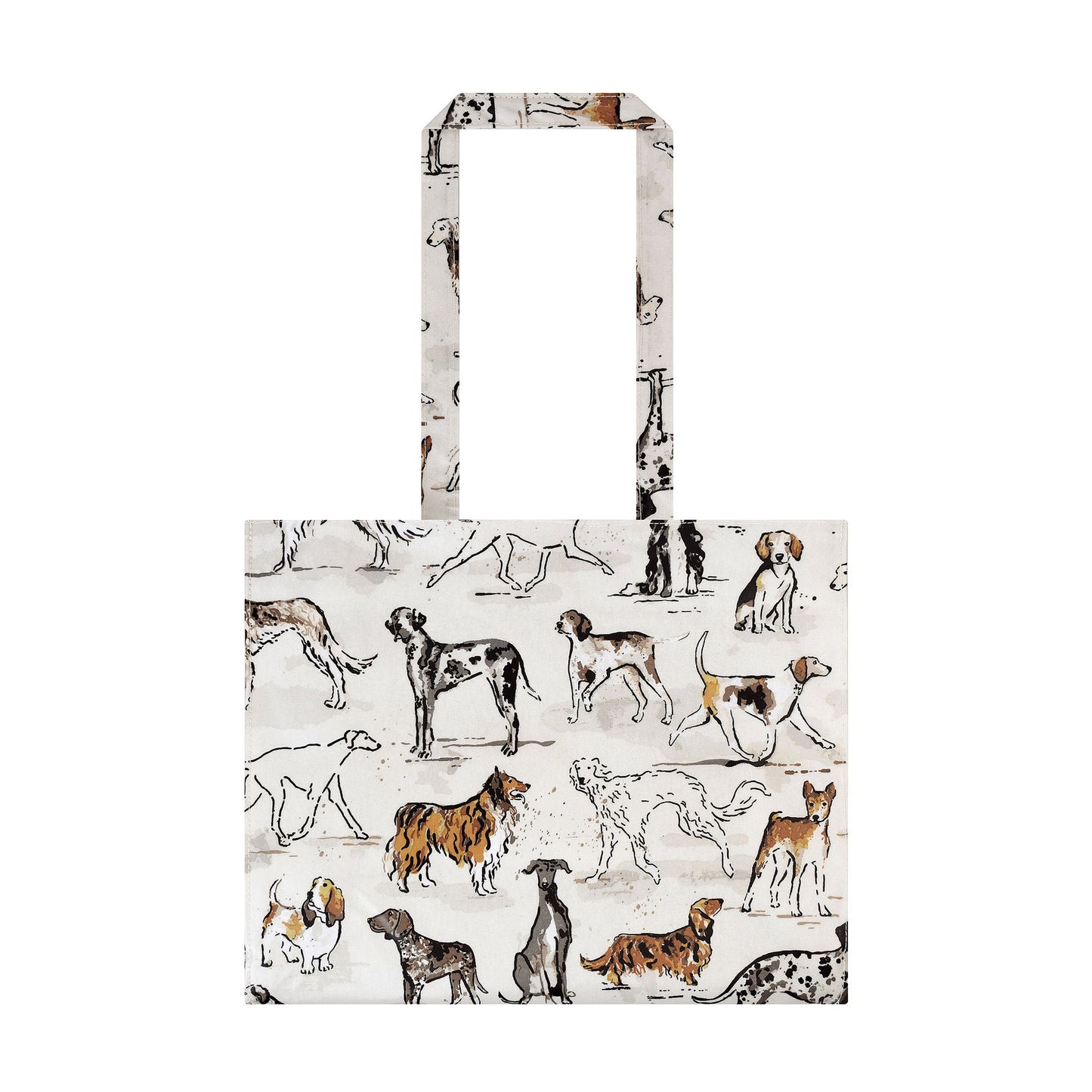 Country Dogs Shoulder Bag PVC  in Brown