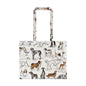 Country Dogs Shoulder Bag PVC  in Brown