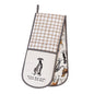 Country Dogs Double Oven Glove in Brown