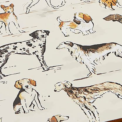 Country Dogs Placemat 4 Pack in Brown
