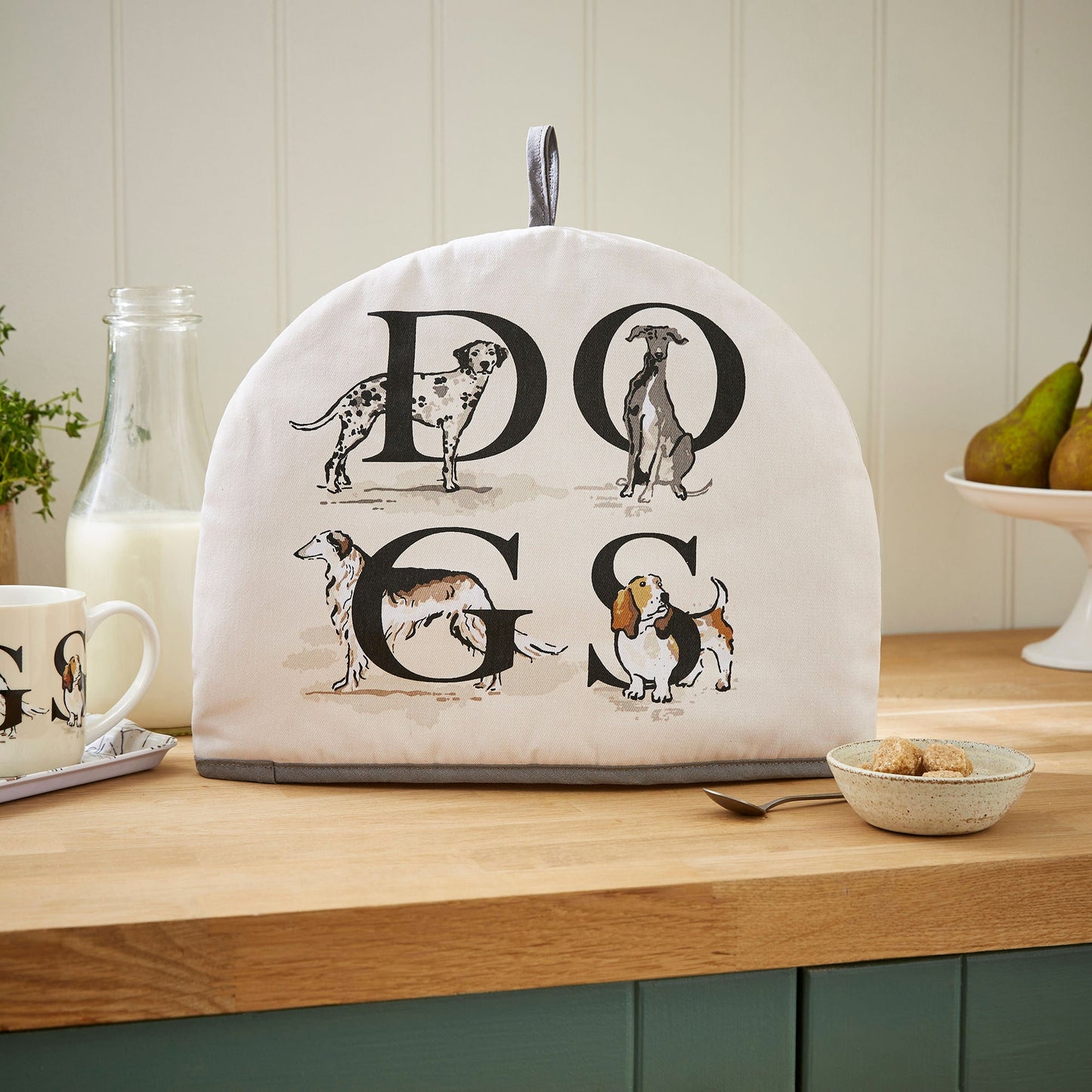 Country Dogs Tea Cosy in Brown