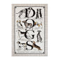 Country Dogs Cotton Tea Towel in Brown