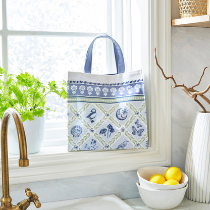 Coastal Treasures PVC Bag Small in Blue