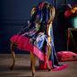 Cotswold Fantasia Throw by Laurence Llewelyn-Bowen in Navy 130 x 180cm - Throw - Laurence Llewelyn-Bowen