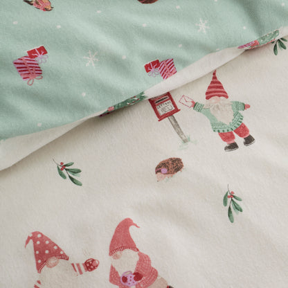 Christmas Gonks Duvet Cover Set in Natural
