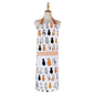 Cats In Waiting 2026 Cotton Apron in Orange