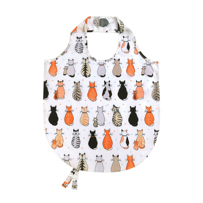 Cats In Waiting 2026 Foldable Tote Bag Medium in Orange