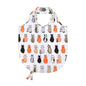 Cats In Waiting 2026 Foldable Tote Bag Medium in Orange