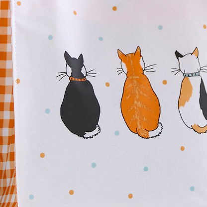 Cats In Waiting 2026 PVC Bag Small in Orange