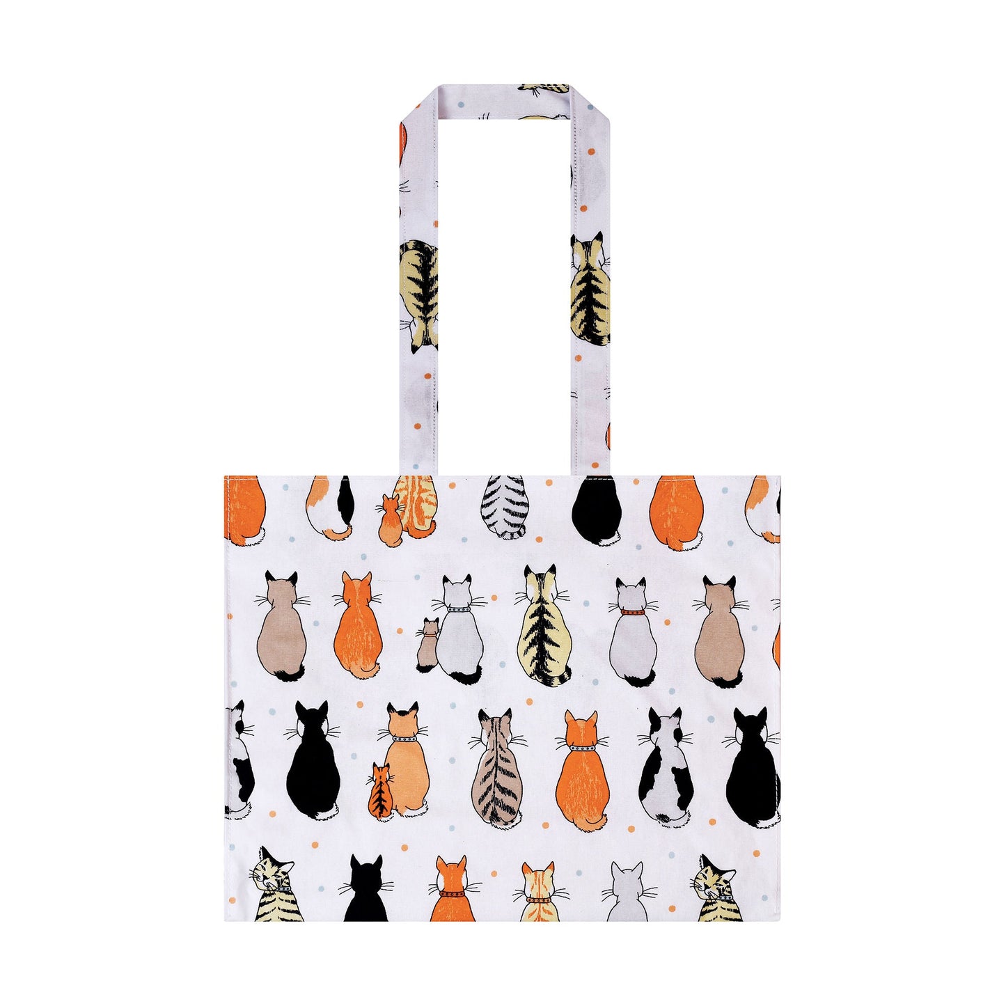 Cats In Waiting 2026 Shoulder Bag PVC  in Orange