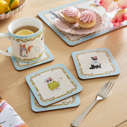 Ulster Weavers Cool Cats Placemat - 4 Pack One Size in Multi - Placemat - Ulster Weavers
