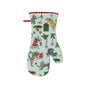 Christmas Cats Gauntlet Oven Glove in Seafoam