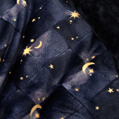 Cosmic Star Duvet Cover Set in Navy - Duvet Cover Set - Fusion