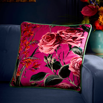 Cotswold Fantasia Dawn Cushion by Laurence Llewelyn-Bowen in Pink 43 x 43cm - Cushion - Laurence Llewelyn-Bowen