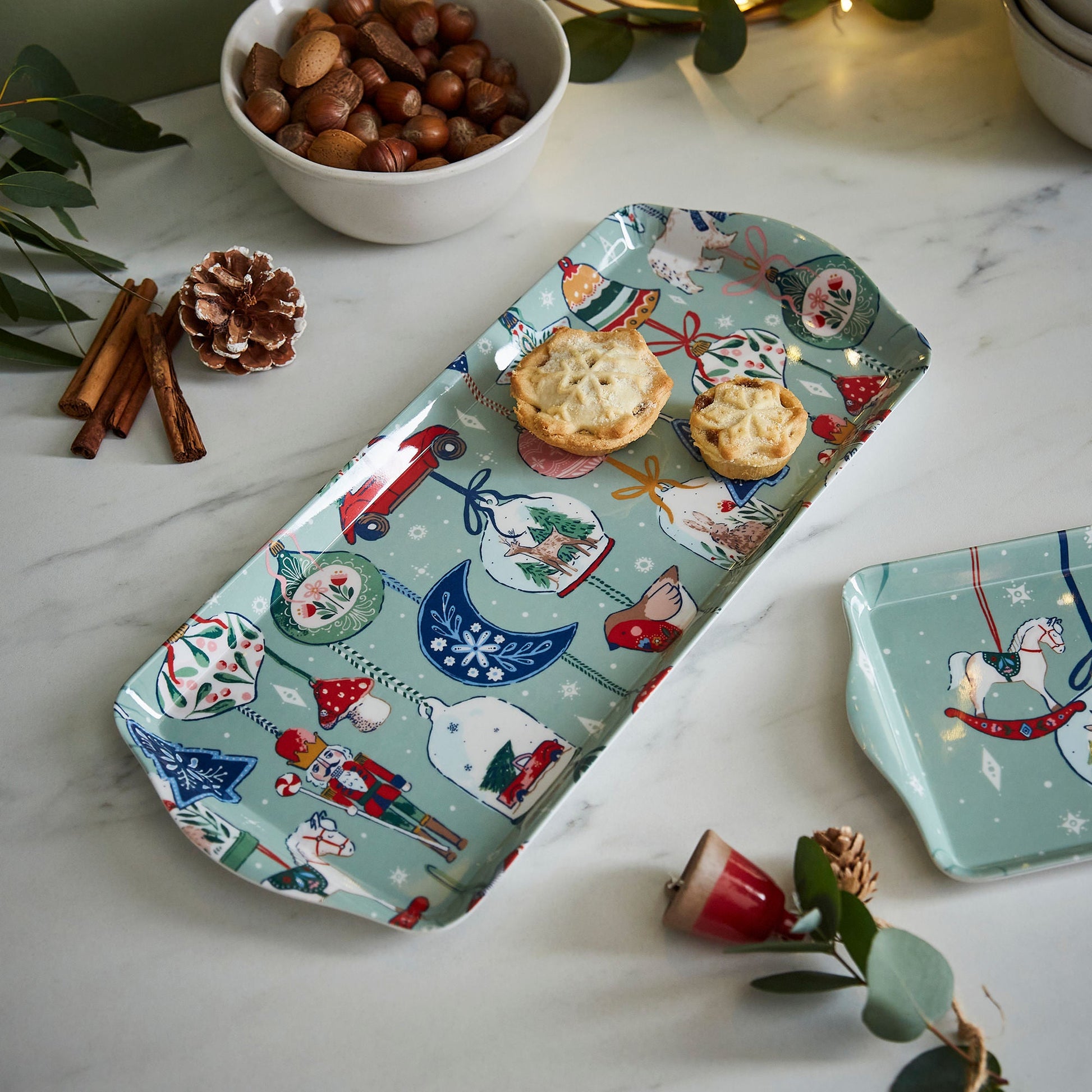 Ulster Weavers Christmas Ornaments Tray - Small One Size in Multi - Tray - Ulster Weavers