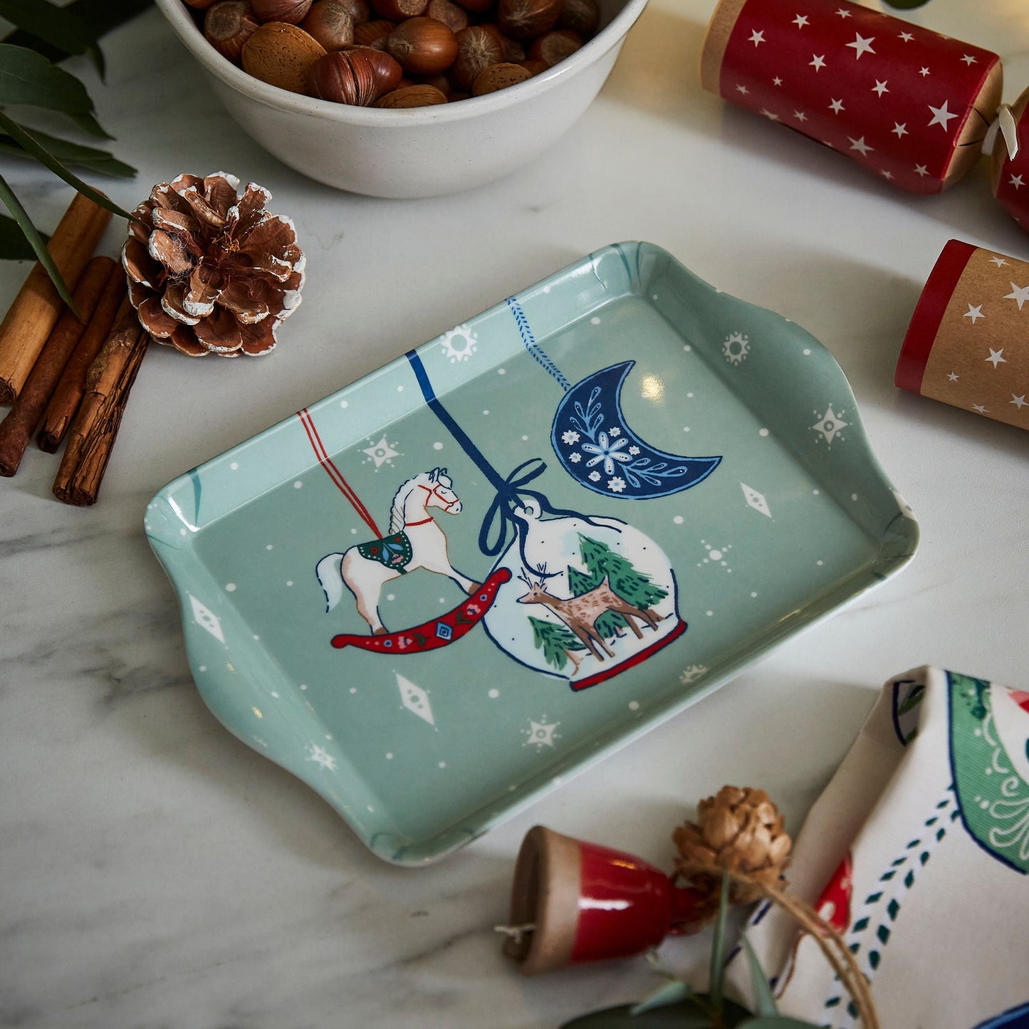 Ulster Weavers Christmas Ornaments Tray - Scatter One Size in Multi - Tray - Ulster Weavers