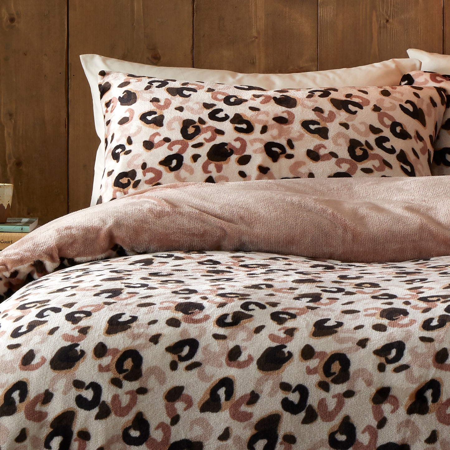 Cosy Leopard Duvet Cover Set in Natural - Duvet Cover Set - Fusion