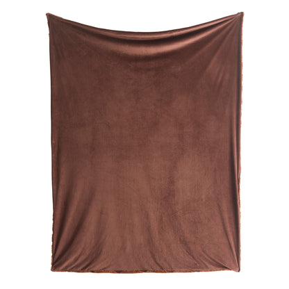 Cosy Diamond Throw in Chocolate 150 x 200cm - Throw - Appletree