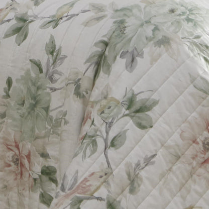Campion Bedspread by Appletree Heritage in Green 200cm X 230cm - Bedspread - Appletree Heritage