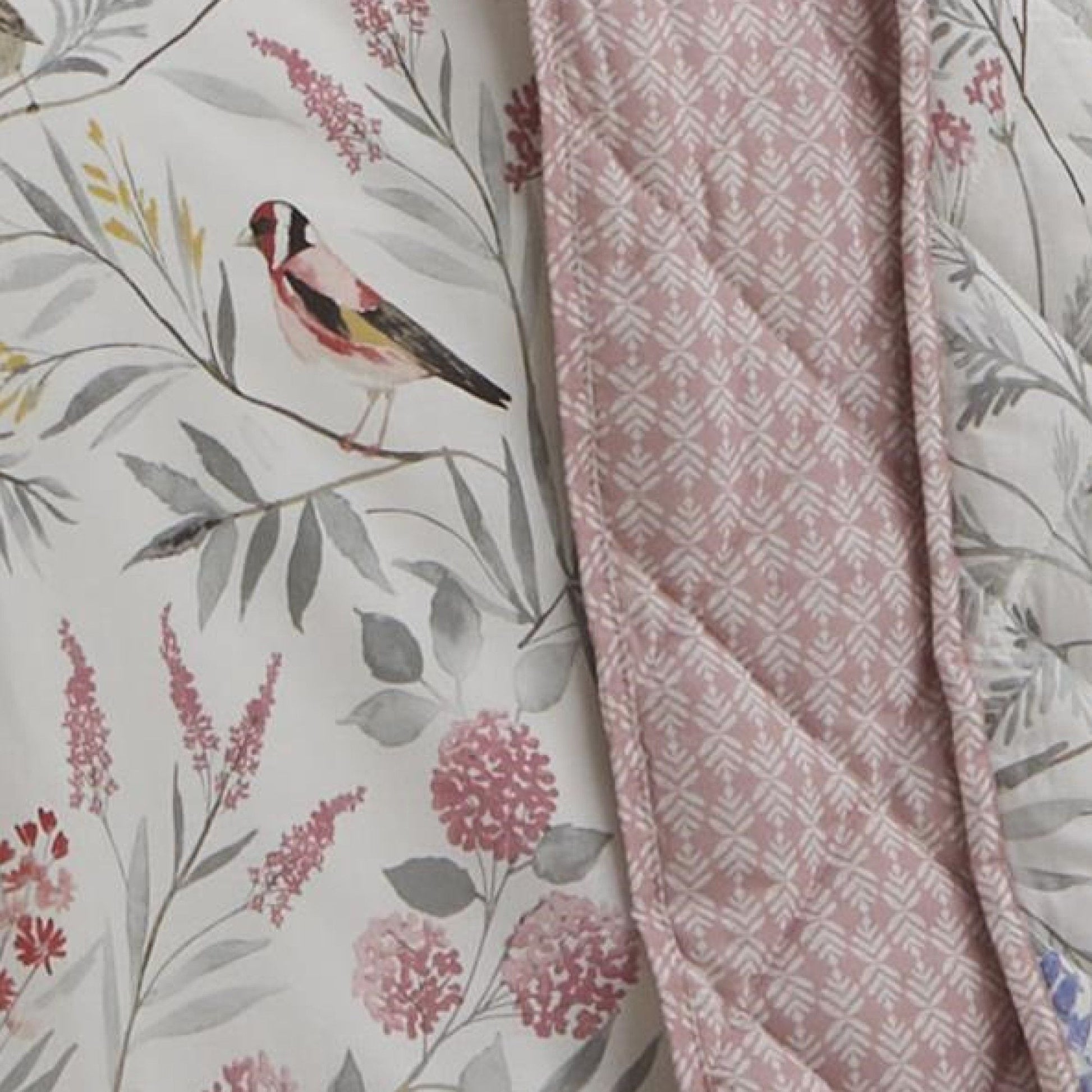 Caraway Bedspread by Dreams & Drapes Design in Pink 200cm X 230cm - Bedspread - Dreams & Drapes Design