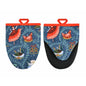 Ulster Weavers 12 Days of Christmas Microwave Mitts - Pair One Size in Green - Micro Mitts - Ulster Weavers