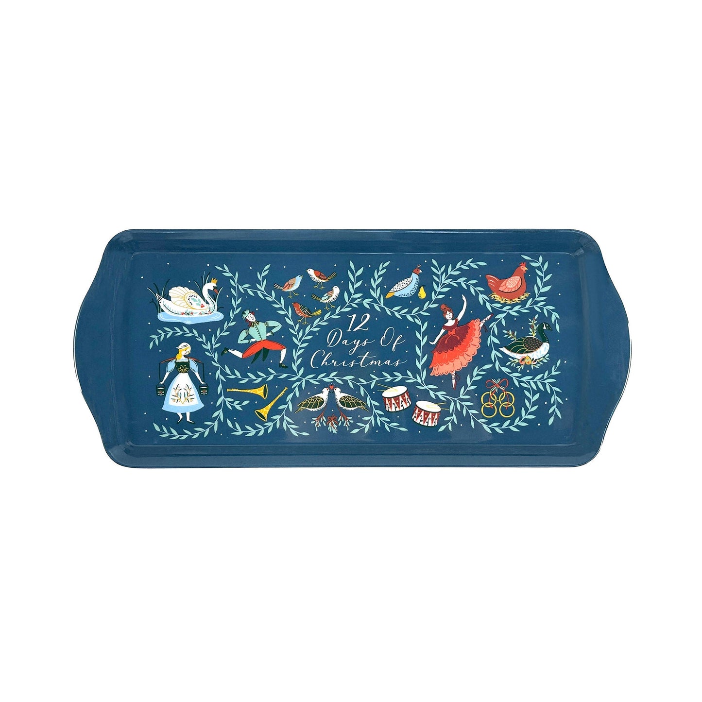 Ulster Weavers 12 Days of Christmas Tray - Small One Size in Green - Tray - Ulster Weavers