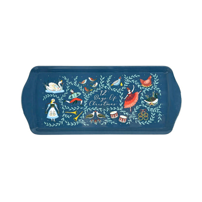 Ulster Weavers 12 Days of Christmas Tray - Small One Size in Green - Tray - Ulster Weavers