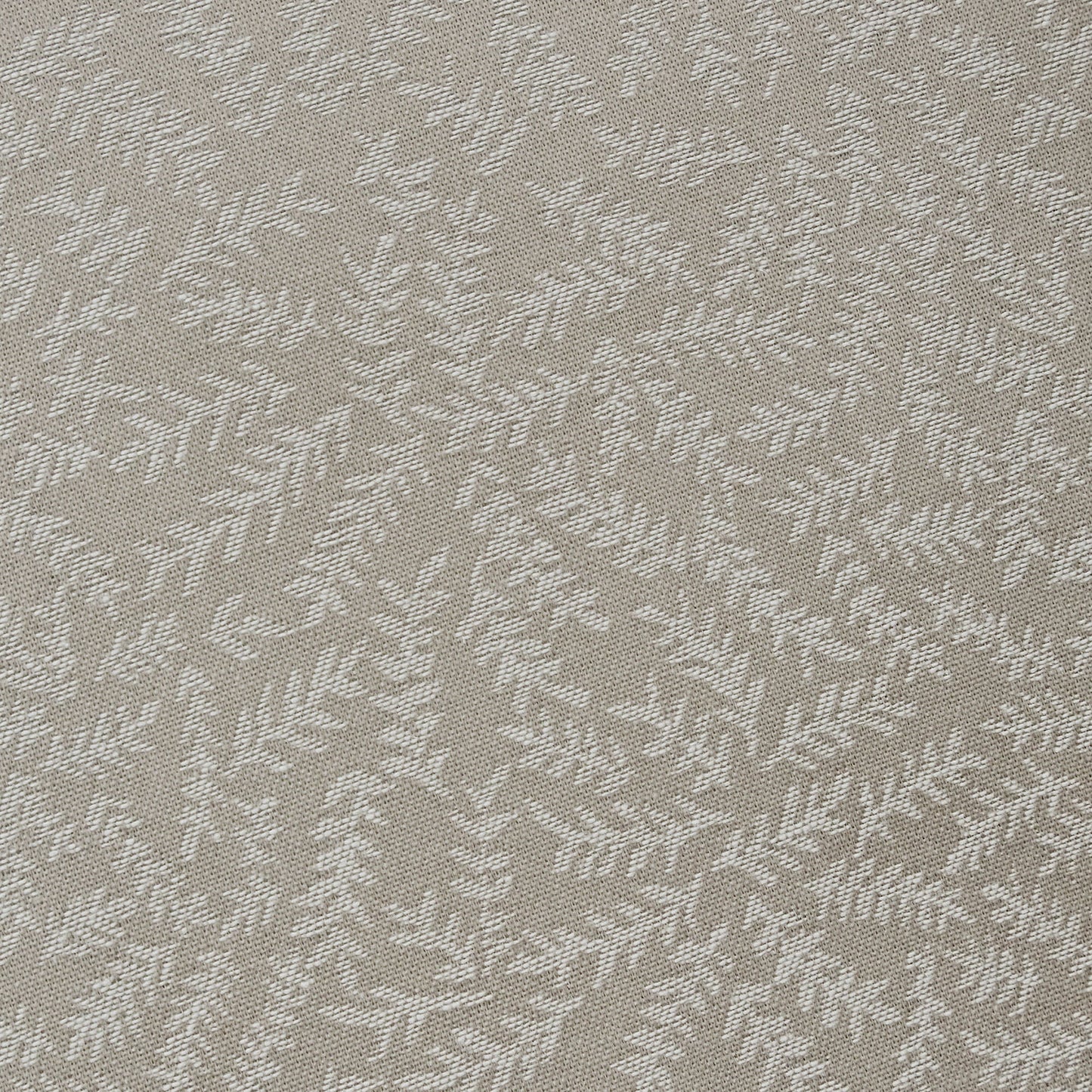 Ditsy Leaf Jacquard Duvet Cover Set in Natural - Duvet Cover Set - D & D