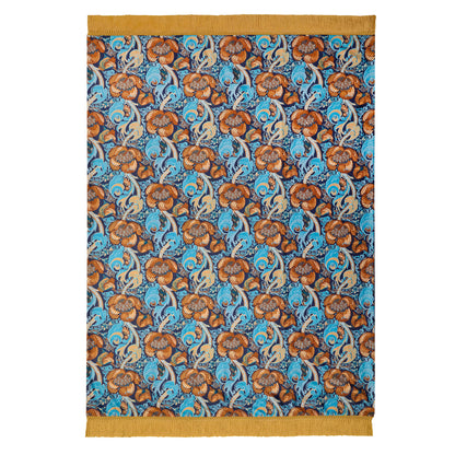 Down the Dilly Throw in Ochre 130 x 180cm