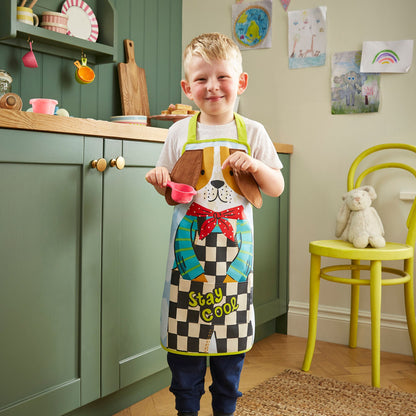 Dexter Dog Kids Shaped PVC Apron in Multicolour