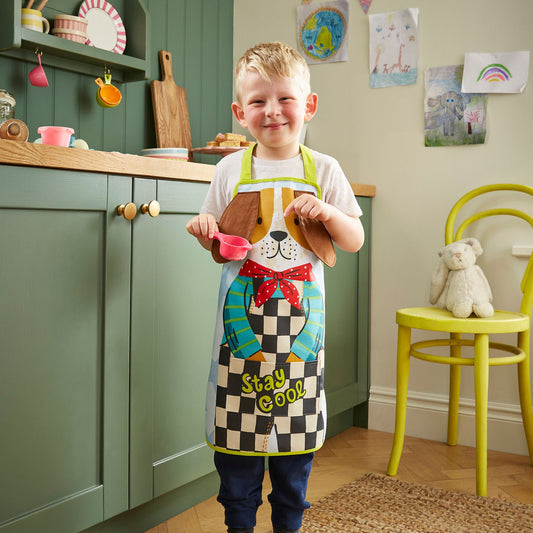 Dexter Dog Kids Shaped PVC Apron in Multicolour