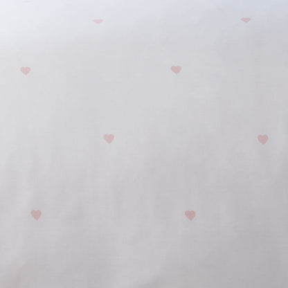 Decorative Heart Duvet Cover Set by Serene in Blush - Duvet Cover Set - Serene