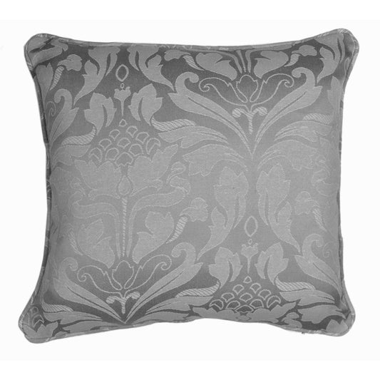 Eastbourne Cushion by Dreams & Drapes Woven in Silver 43 x 43cm - Cushion - Dreams & Drapes Woven