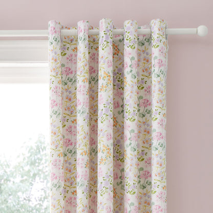 Edith Pair of Eyelet Curtains by Dreams & Drapes Design in Lilac - Pair of Eyelet Curtains - Dreams & Drapes Design