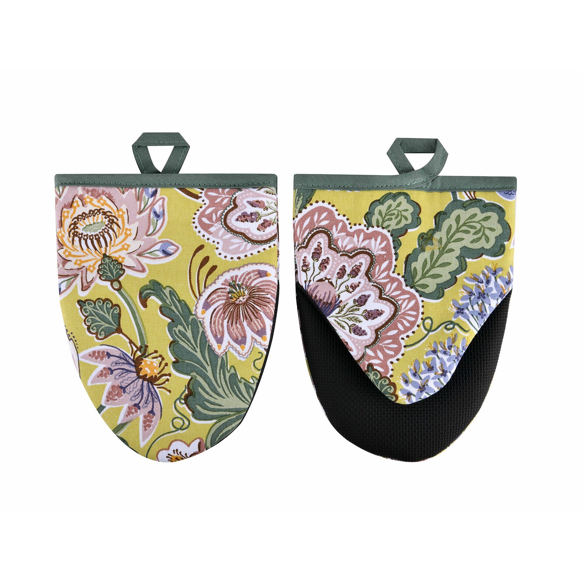 Ulster Weavers Emmeline Microwave Mitts - Pair One Size in Green - Micro Mitts - Ulster Weavers