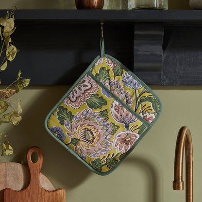 Ulster Weavers Emmeline Pot Mitt One Size in Green - Pot Mitt - Ulster Weavers