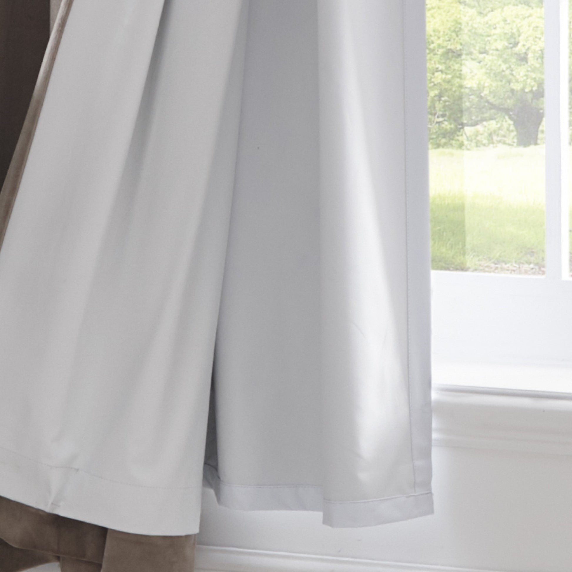 Eyelet Blackout Lining Eyelet Blackout Lining by Fusion in White - Eyelet Blackout Lining - Fusion