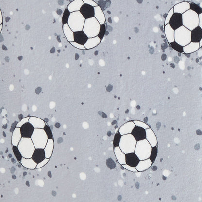 Football Throw by Bedlam in Grey 120 x 150cm - Throw - Bedlam