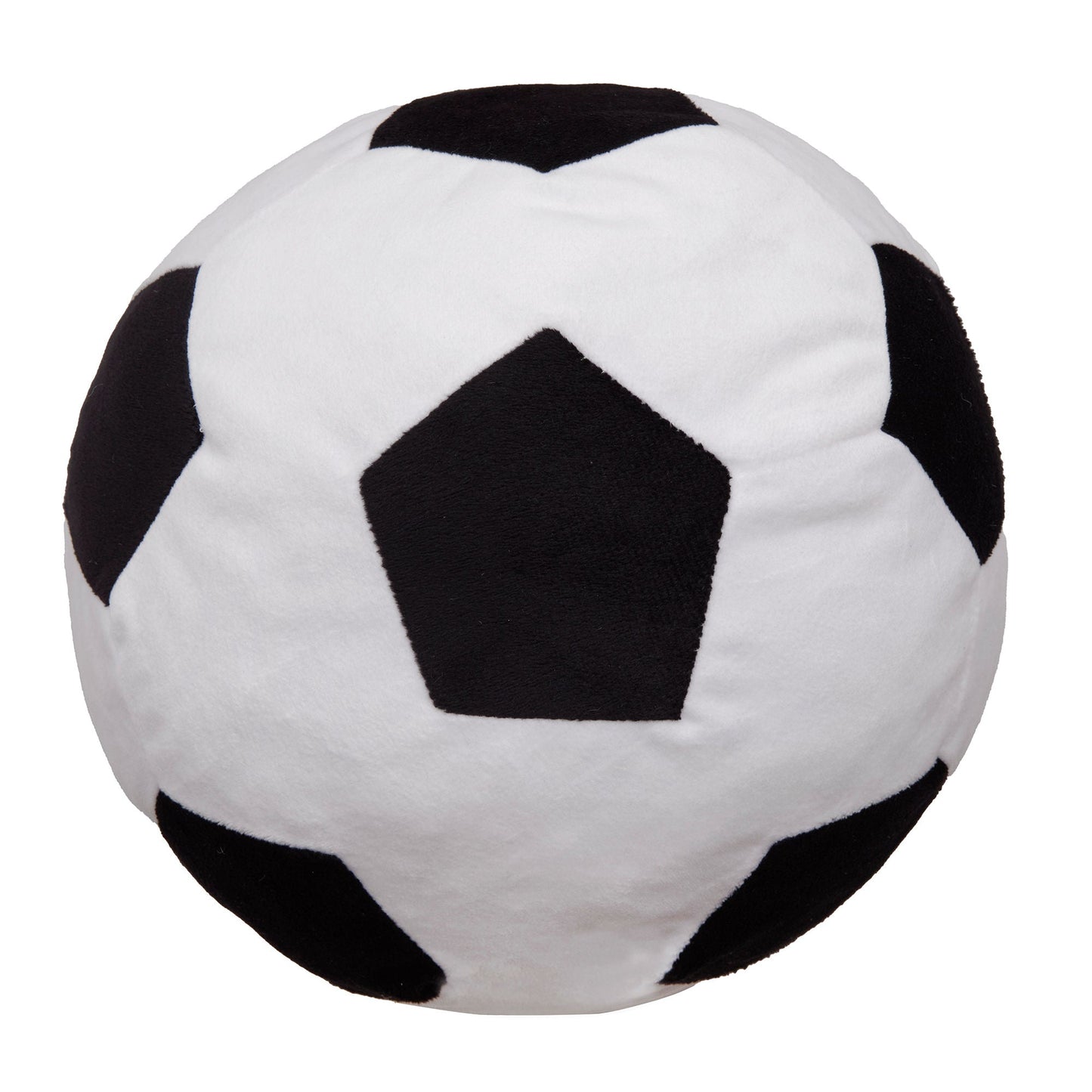 Football Shaped Cushion in Black