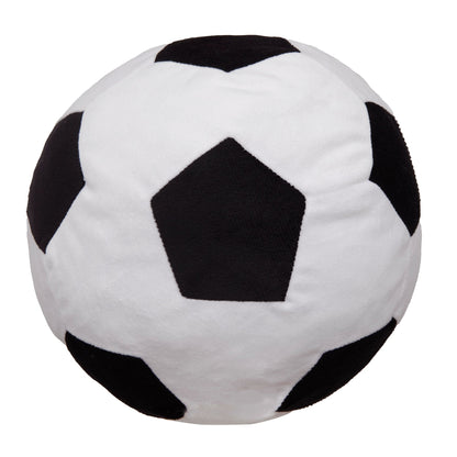 Football Shaped Cushion in Black