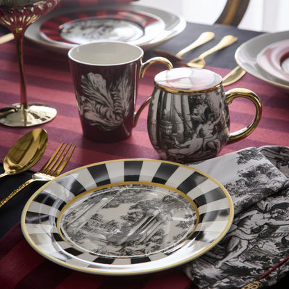 Festivo Mug and Tray Set in Multicolour - Mug and Tray Set - Laurence Llewelyn-Bowen