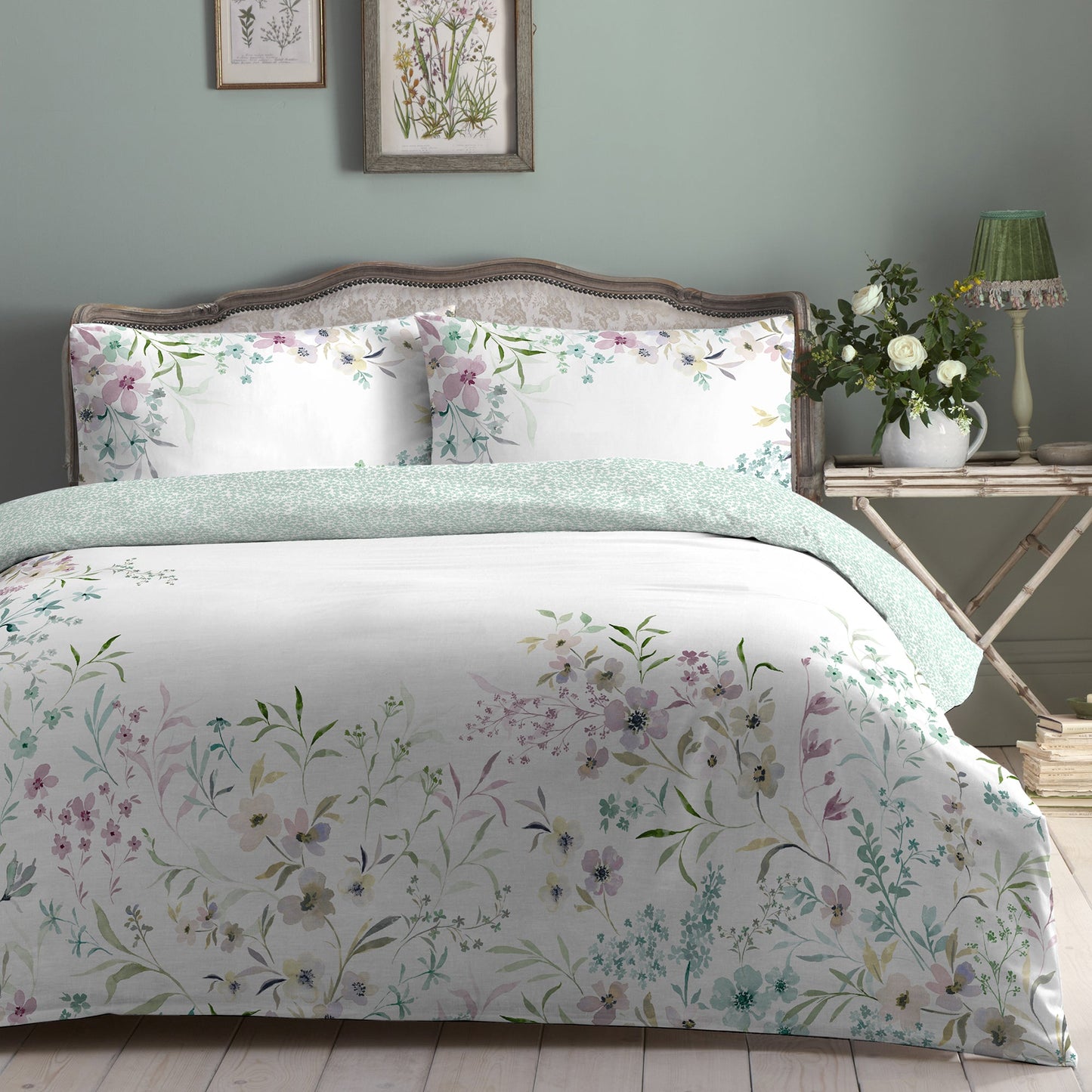 Floral Whisper Duvet Cover Set in Multi