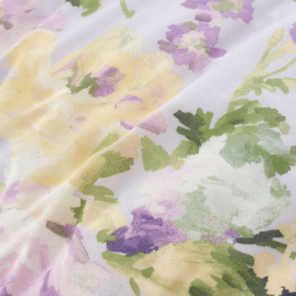 Flourette Duvet Cover Set by Dreams & Drapes Design in Lilac - Duvet Cover Set - Dreams & Drapes Design