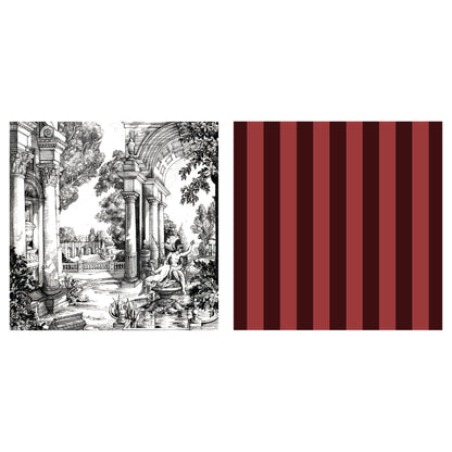 Festivo Napkins 4 Pack in Red - Napkin (4 Pack) - Laurence Llewelyn-Bowen