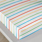 Farmyard Friends 28cm Fitted Bed Sheet by Bedlam in Blue Single - 28cm Fitted Bed Sheet - Bedlam