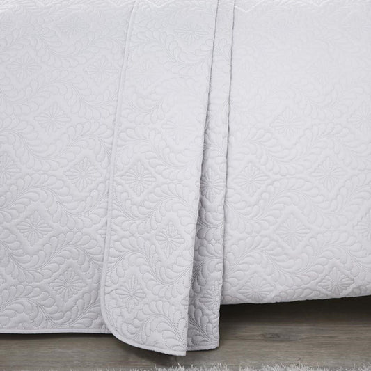 Gianna Bedspread by Serene in White 230cm X 200cm - Bedspread - Serene