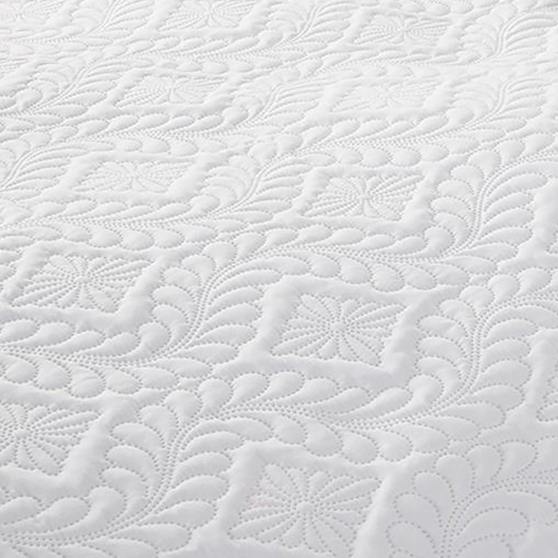 Gianna Bedspread by Serene in White 230cm X 200cm - Bedspread - Serene